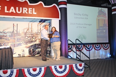 Becky Kirby - Produce Manager of the Year - Edmonton IGA