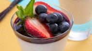 got milk panna cotta