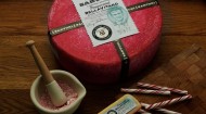 Sartori's new pink peppermint bellavitano cheese