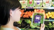 green organic shopper
