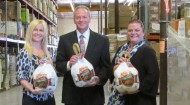 Stater Bros. and Gallo present check to Second Harvest Food Bank