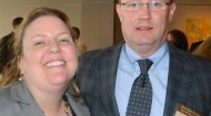 Ellie Taylor and David Bullard