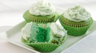 Green Ombre Cupcakes