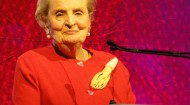 Madeline Albright at the WAFC convention