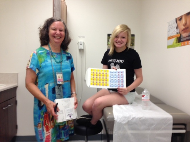 Shelby Klug begins clinical trial