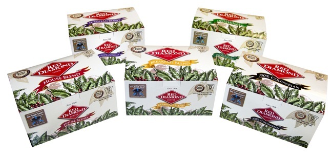 Red Diamond Rolls Single-Serve Coffee And Tea Red Diamond Rolls Single-Serve Coffee And Tea