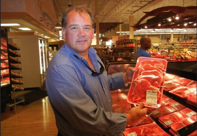 rob rowe of rowes iga in jacksonville supermarket
