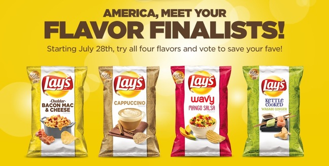 Lay’s ‘Do Us A Flavor’ Chip Finalists Unveiled Lay’s ‘Do Us A Flavor’ Chip Finalists Unveiled
