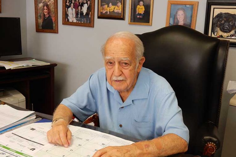 Lou Amen at Super A headquarters in Commerce, California.