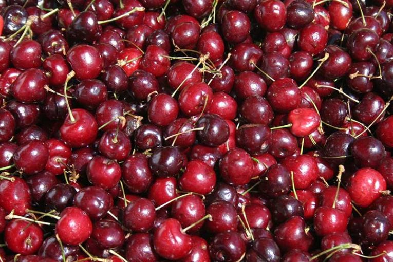 red cherries