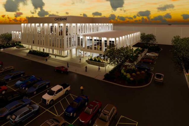 A rendering of Chobani's Twin Falls facility.