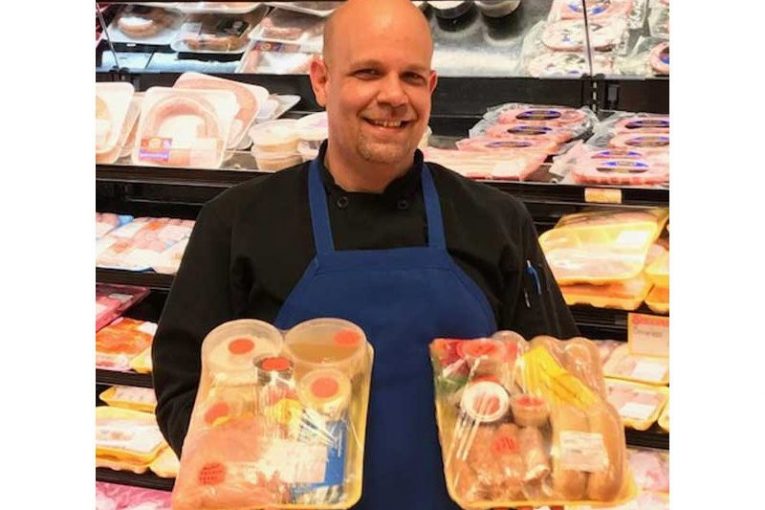Zack Monteith holds the latest Sleeper's Fresh Family Meals.