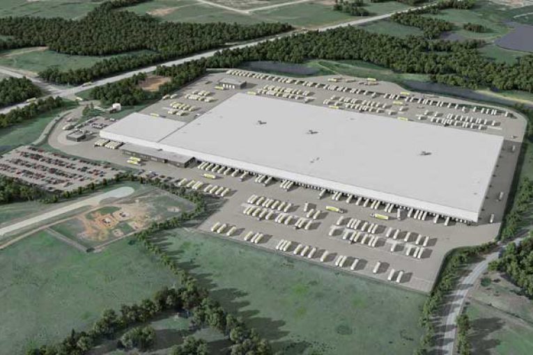 A rendering of the Longview DC.