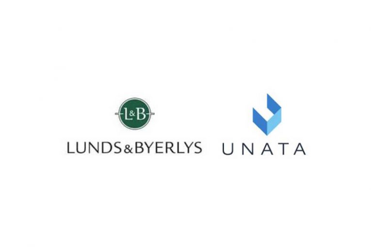 Lunds & Byerlys logo and Unata logo