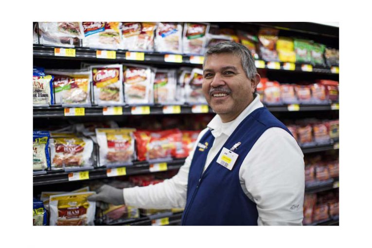 Walmart associate