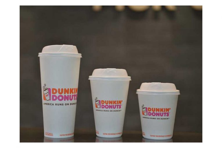 Dunkin' Donuts' new paper cups