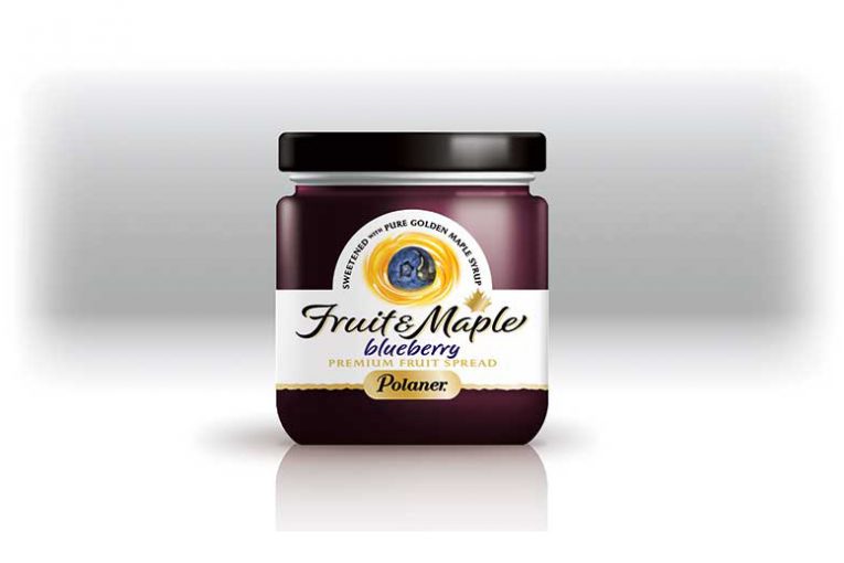 Polaner Fruit & Maple blueberry flavor