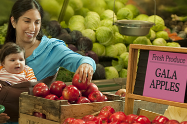 Photo from the USDA's SNAP home page.