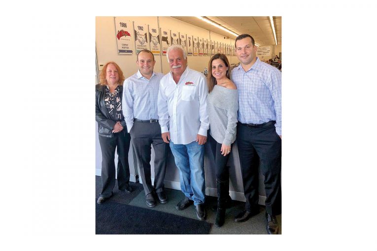 Lori, Eric and Jeff Polep, Rachael Polep Kramer and Adam Kramer.