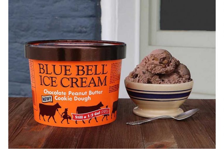 Blue Bell Chocolate Peanut Butter Cookie Dough Ice Cream