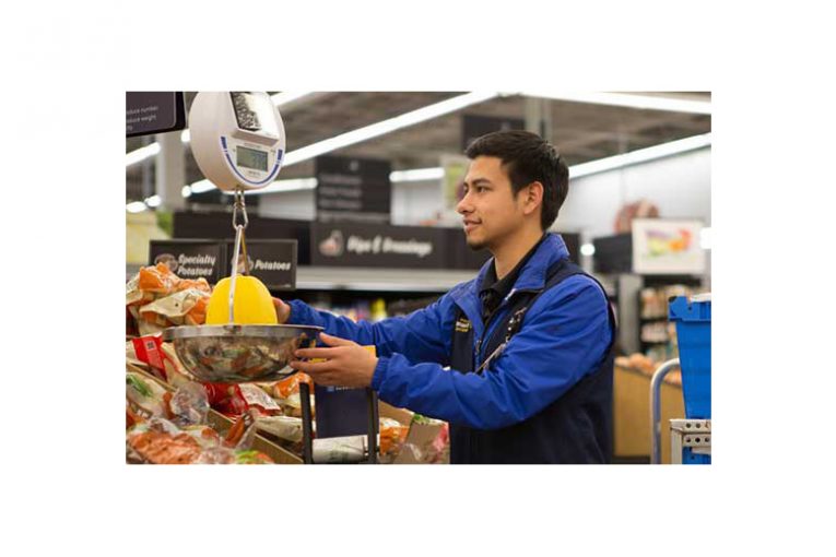 A Walmart shopper