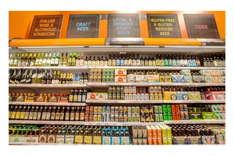 Natural Grocers' Cottage Wine and Craft Beer section