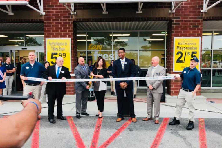 A ribbon cutting at one of the new South Carolina Food Lion stores