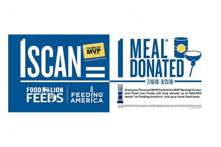 Food Lion meal donations banner