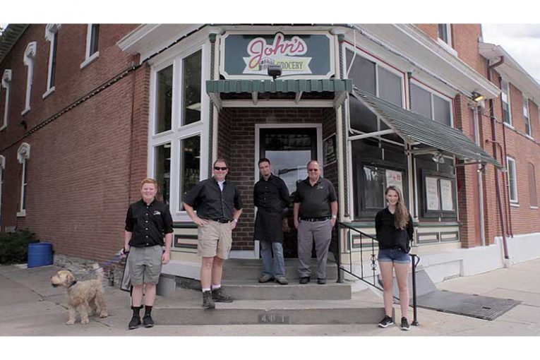 John's Grocery family photo