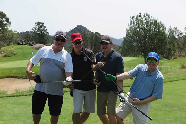 Golfers at AFMA's summer golf classic