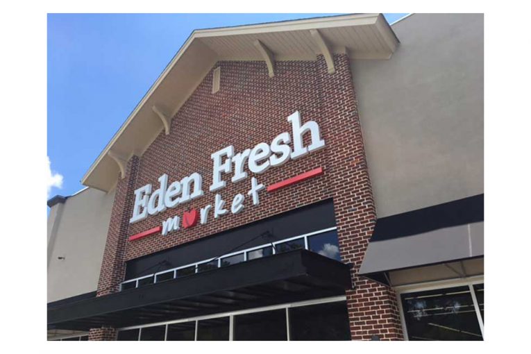Eden Fresh Market exterior. Photo by Stephanie Reid