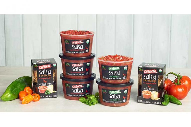 The Fresh Cravings Organic Salsa lineup