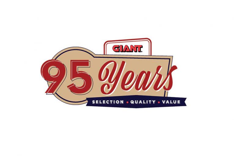 Giant's 95th anniversary logo.