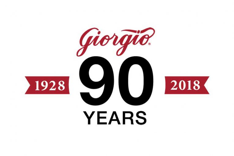 Giorgio Fresh's 90th anniversary logo