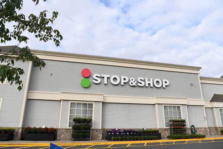 An exterior photo of a Stop & Shop.