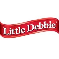 Little Debbie wording logo red ribbon