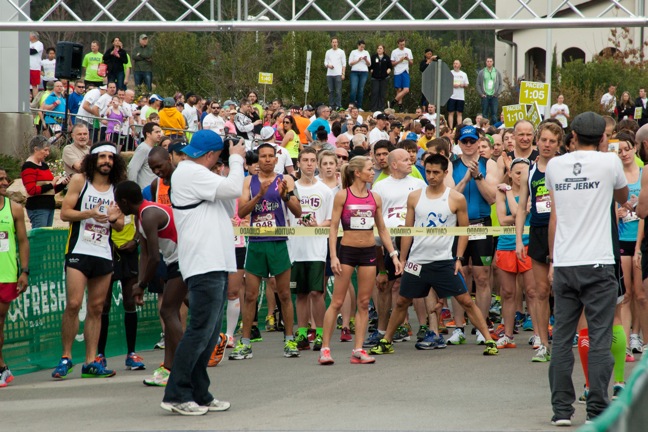 More than 2,800 runners participated in the inaugural Fresh 15 race.