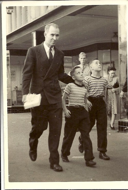 Co-founder George Renfro with sons, Jack and Bill. (Historical photos provided by Linda Renfro)