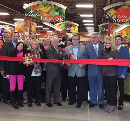 The Ingraffia and Gambino families with associates cut the ribbon on a new Tony’s Fresh Market in Countryside last fall. 