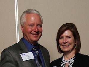 Randy Jaeger, Johanneson’s, with his wife Jeanne Jaeger.