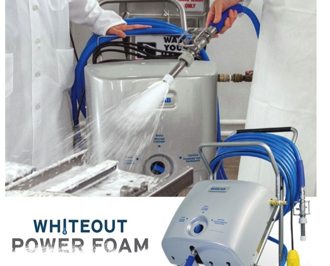 Ecolab Introduces Whiteout Power Foam Cleaning System For Retail Meat Rooms