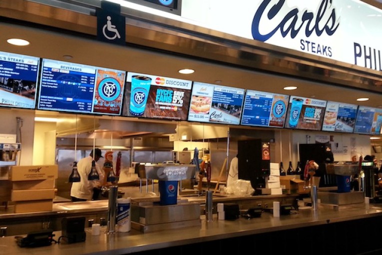 State Of The Art Digital Menu Boards Installed At Yankee Stadium