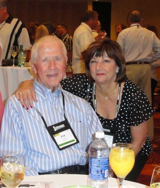 Mr. Bob Wilson with wife Laura.