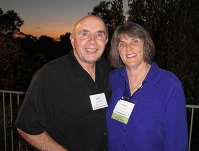 Donna Tyndall with her husband Mike Ketcham.