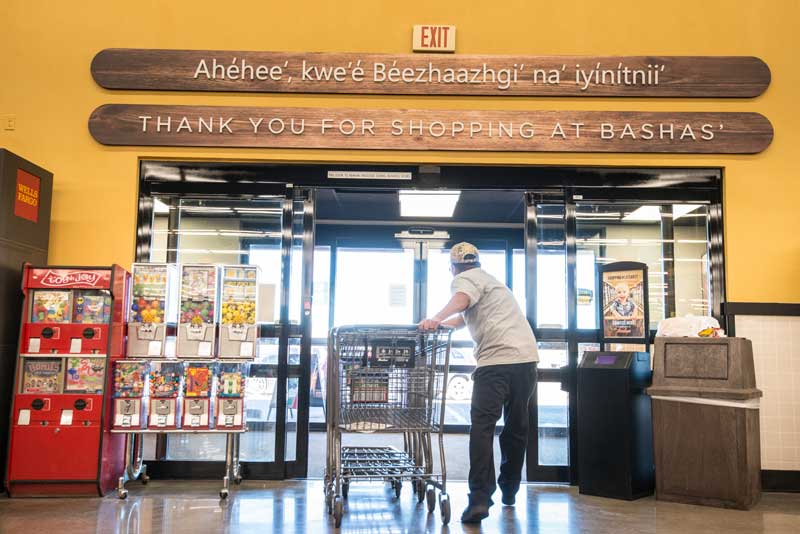 Bashas’ Remodeled Navajo Nation Grocery Store Opening, Window Rock