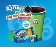 7-Eleven Oreo Mint hot chocolate