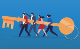 A teamwork graphic