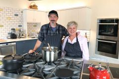 Culinary Mentors Sam Maggi and Kathryn Bliss.