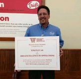 WGA Excellence in Operations winner Tim Plevak, store director, Trig’s, Wausau.