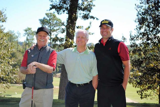 Second Place Team: Morgan Hollifield, Five Hour Energy; Jimmy Clark, Crown Poly; and Cory McGuffie, D&T Sales.